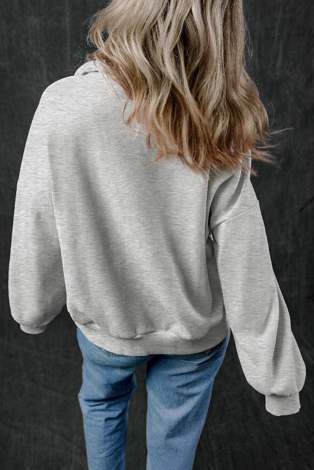 Customizable Zip-up Stand Neck Kangaroo Pocket Sweatshirt