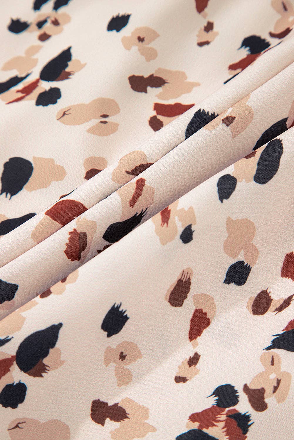 Plus Size Dotted Empire Waist Dress