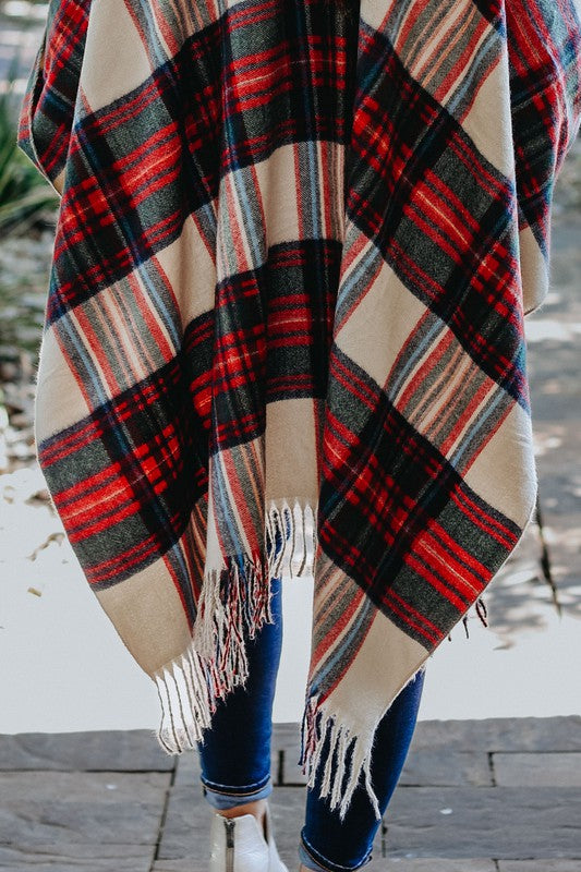 The Blair One Size Shawl/Ponchos by Julia Rose