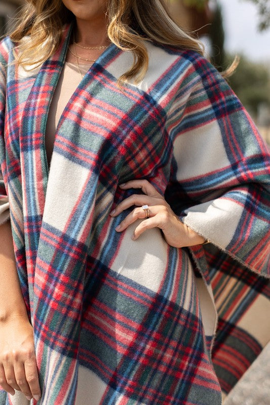 The Blair One Size Shawl/Ponchos by Julia Rose