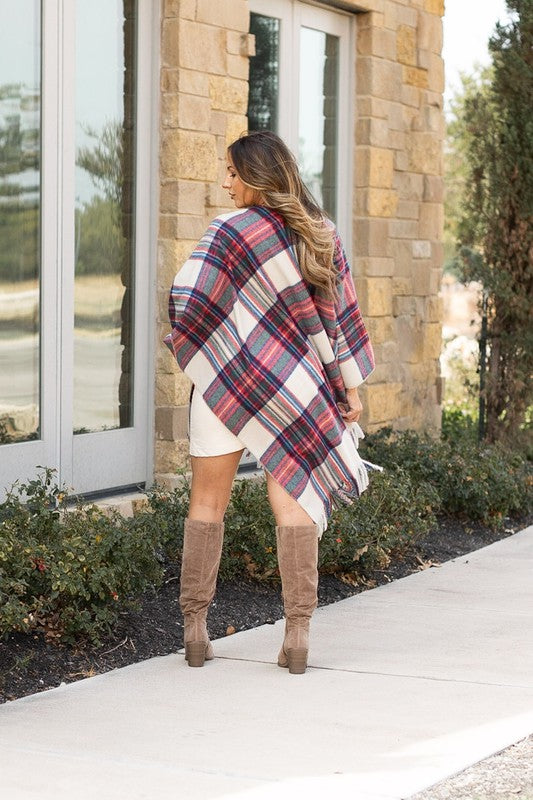 The Blair One Size Shawl/Ponchos by Julia Rose