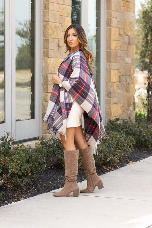 The Blair One Size Shawl/Ponchos by Julia Rose