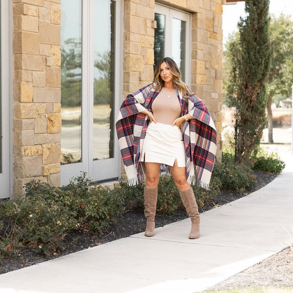 The Blair One Size Shawl/Ponchos by Julia Rose