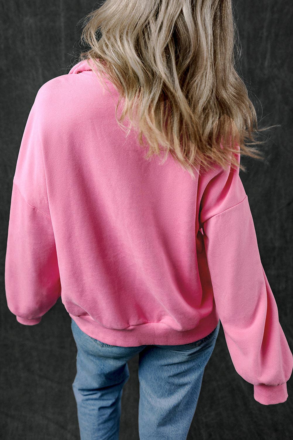 Customizable Zip-up Stand Neck Kangaroo Pocket Sweatshirt