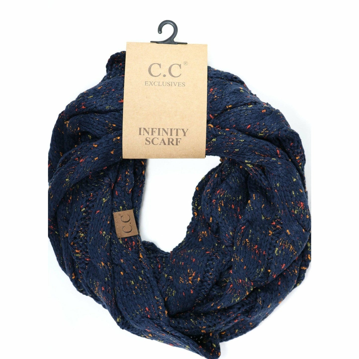 Flecked CC Infinity Scarf SF33