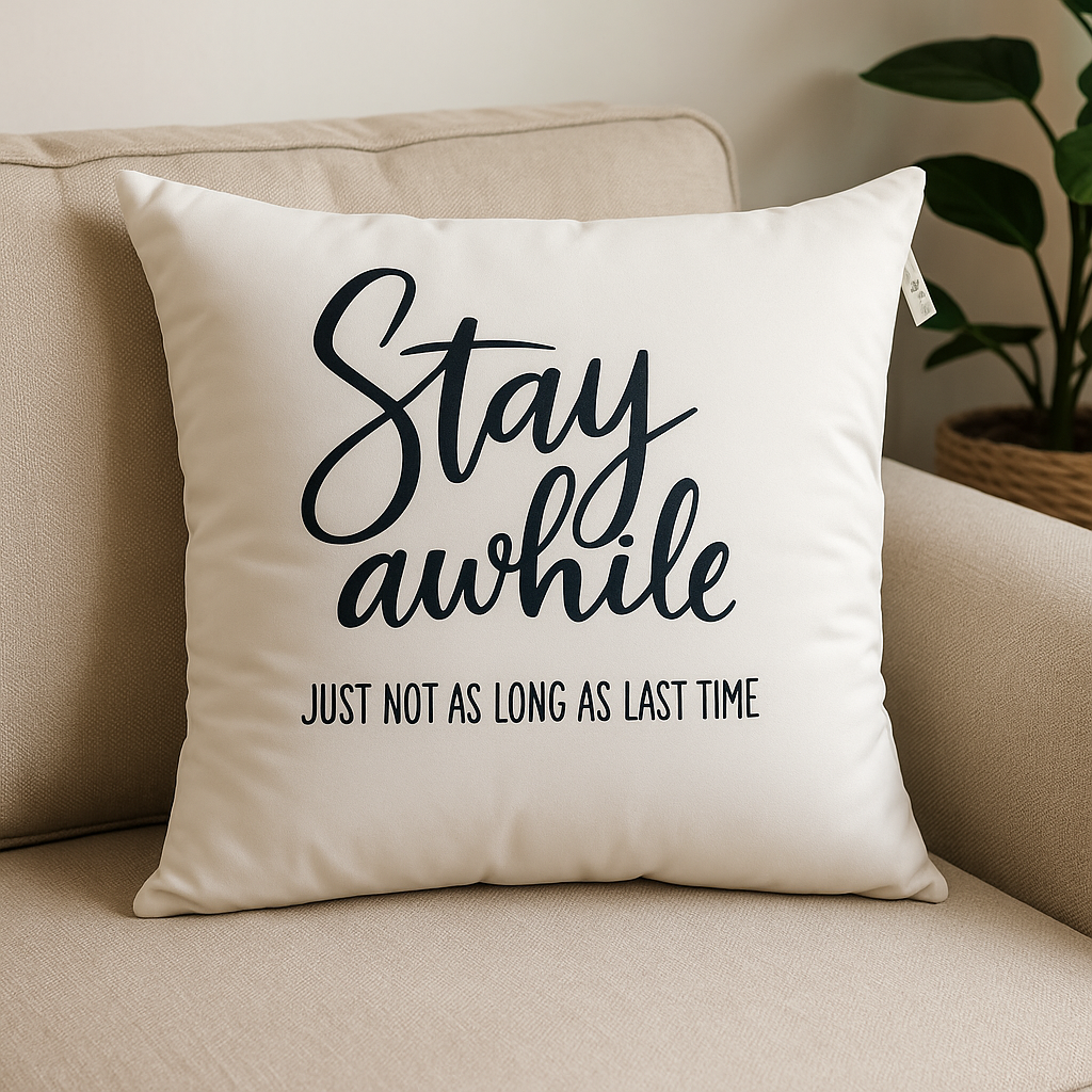 Funny Farmhouse Pillow
