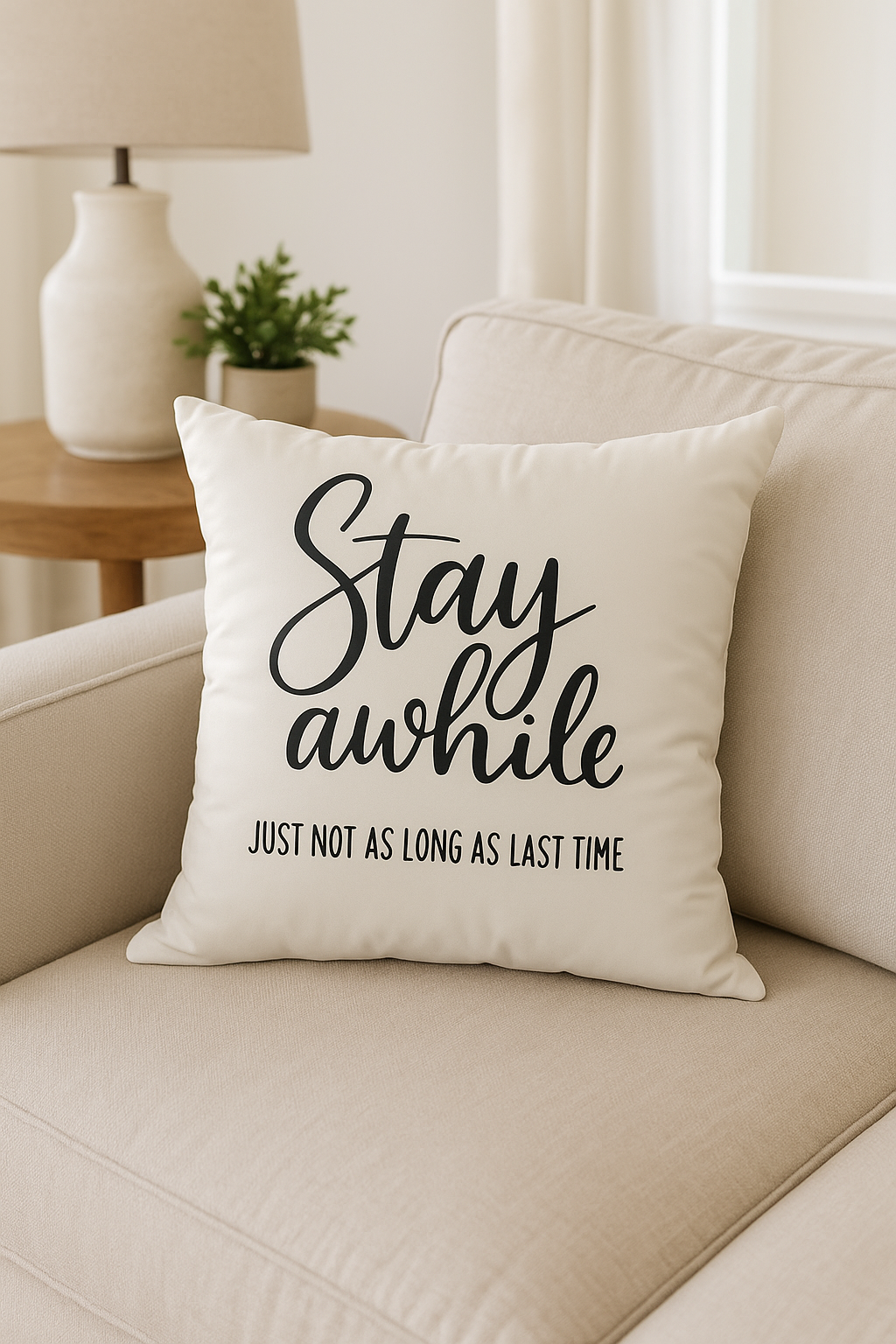 Funny Farmhouse Pillow