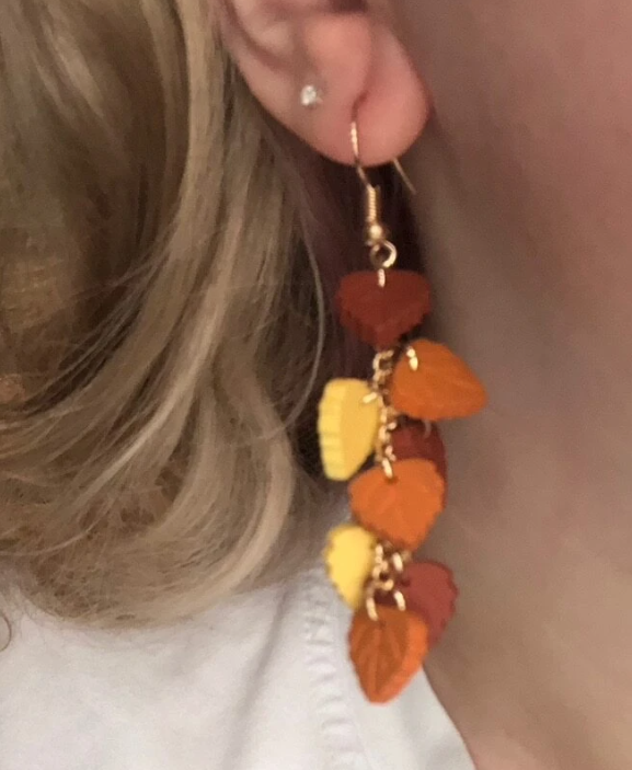 Fall Leaves Dangle Earrings
