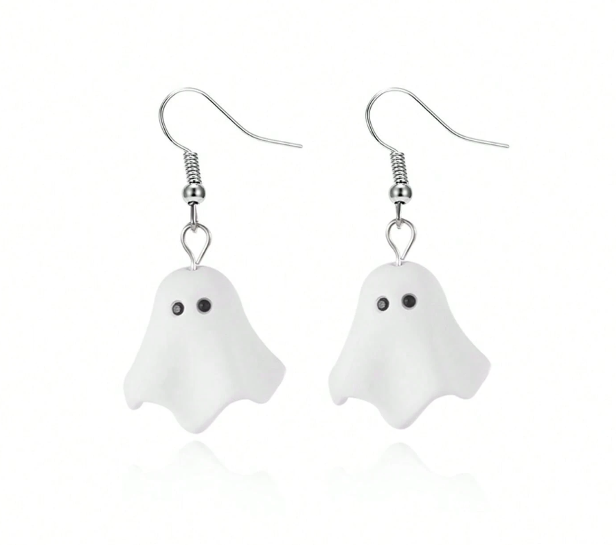 Ghost Cartoon Earrings