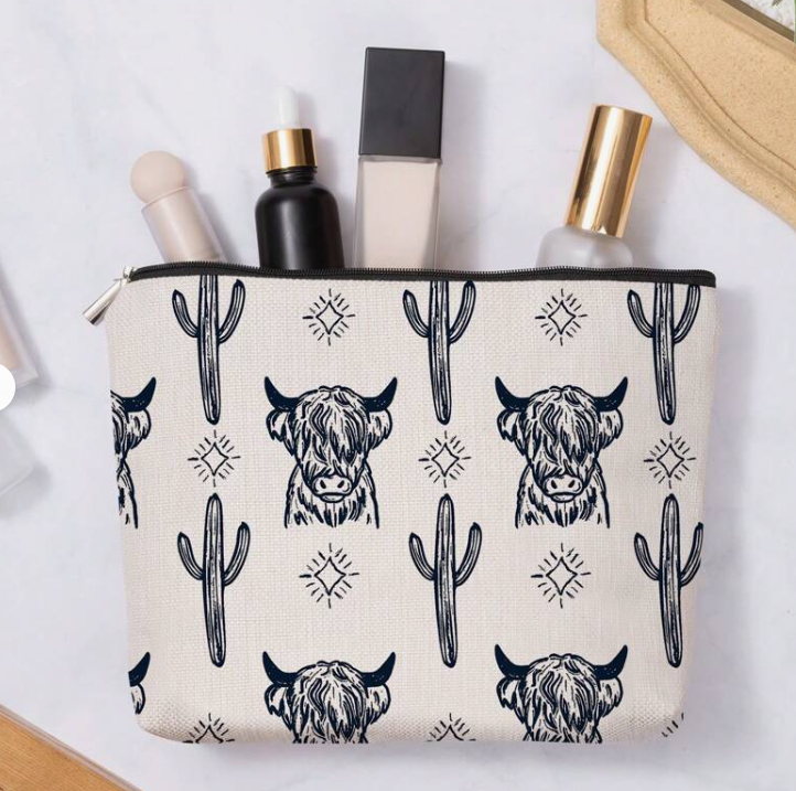 Cowgirl Western Makeup Bag