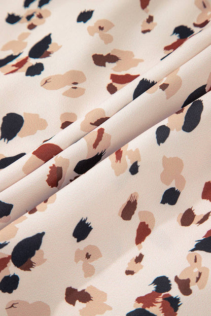 Plus Size Dotted Empire Waist Dress