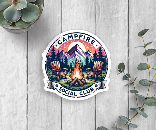 Campfire Social Club Vinyl Sticker