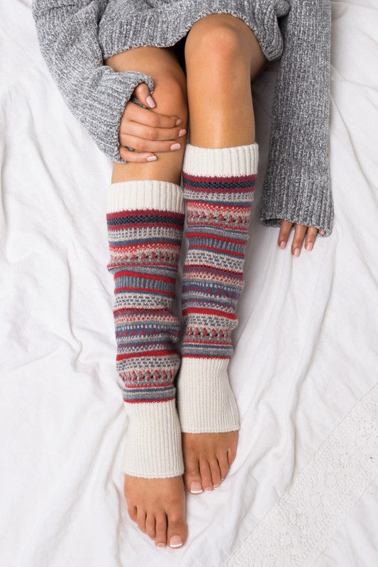 Short Fairisle Legwarmer