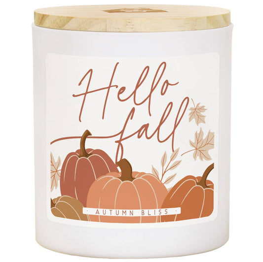 Hello Fall Pumpkins - Candles
