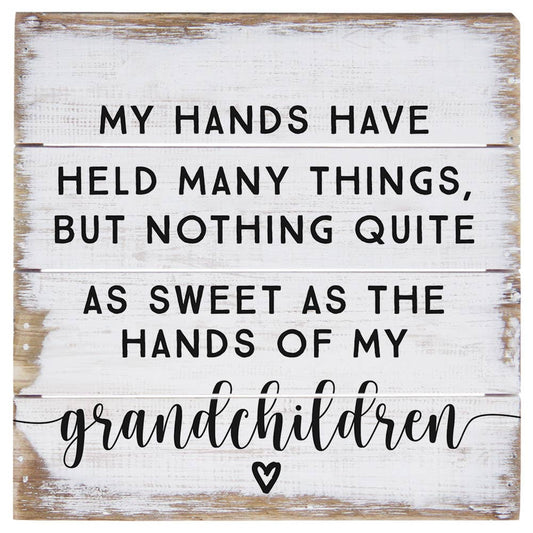 Hands Of Grandchildren - Perfect Pallet Petites