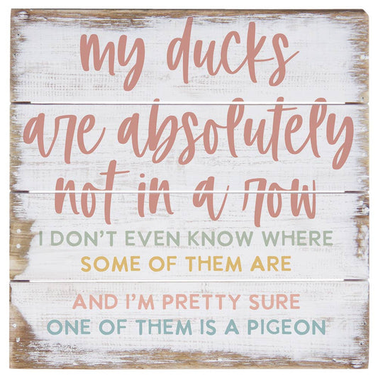 Ducks Not In Row - Perfect Pallet Petites