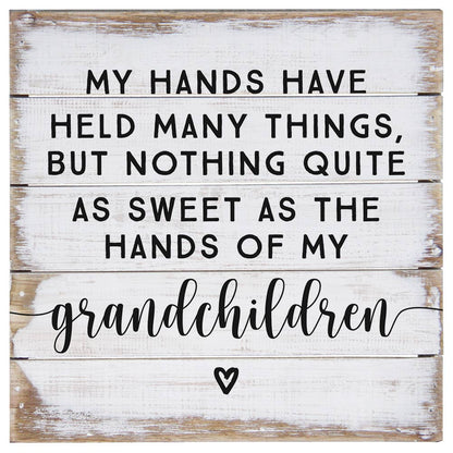 Hands Of Grandchildren - Perfect Pallet Petites