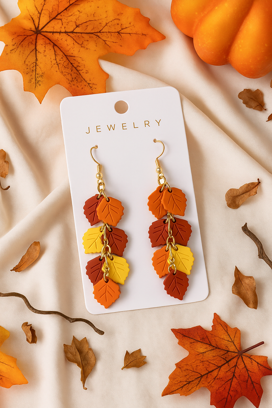 Fall Leaves Dangle Earrings