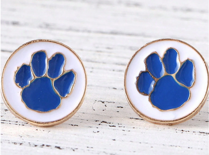 Paw Pattern Stud Earrings